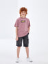 LC Waikiki Crew Neck Oversize Boy's T-Shirt